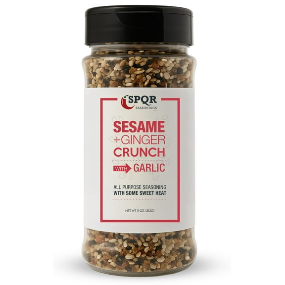 Sesame Ginger Crunch XL 11 oz. All Purpose Seasoning Blend with Garlic and Some Sweet Heat