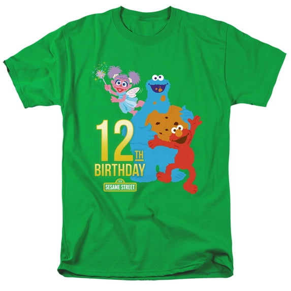 Sesame Street 12Th Birthday Unisex Adult T Shirt For Men And Women