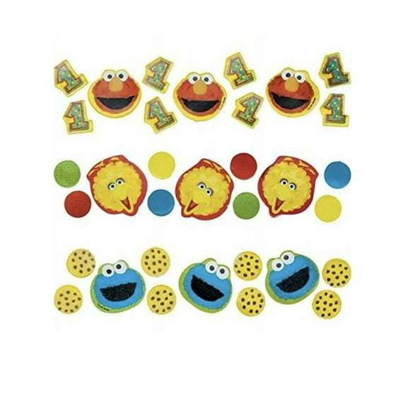Sesame Street 1st Birthday Confetti - Party Supplies