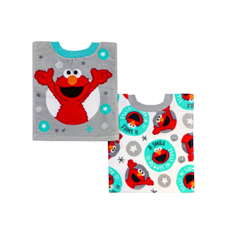 Sesame Street 2 Pack Pullover Towel Bib