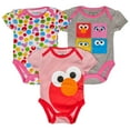 thumbnail image 1 of Sesame Street 3-Pack Set of Girl's Bodysuits-0-3 Months, 1 of 1