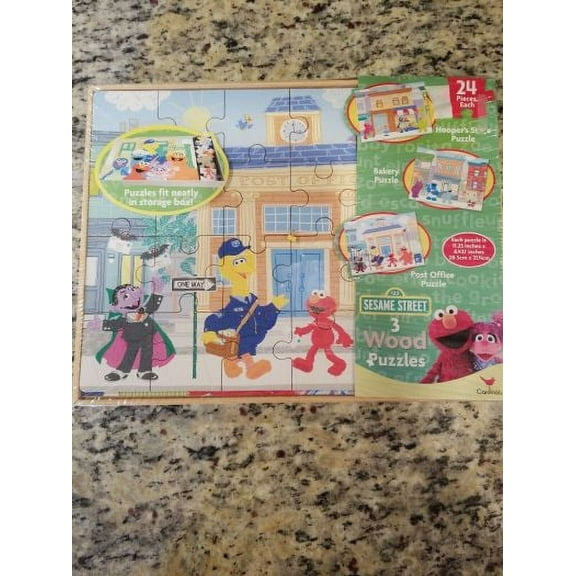 Sesame Street 3 Wood Games