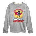 thumbnail image 1 of Sesame Street - A Job For Super Grover - Toddler and Youth Long Sleeve T-Shirt, 1 of 4