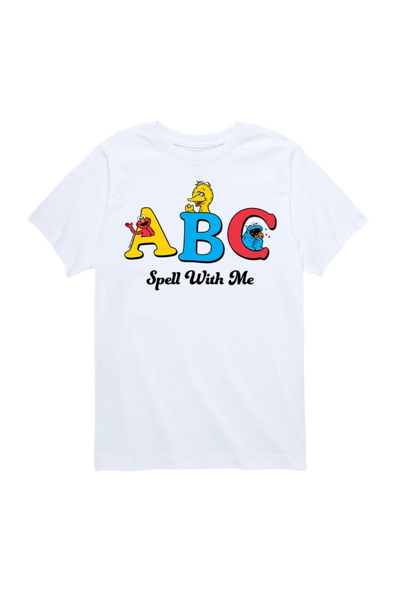 - ABC Spell With Me - Toddler and Youth Short Sleeve Graphic T-Shirt
