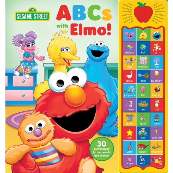 Sesame Street: ABCs with Elmo! Sound Book, (Paperback)