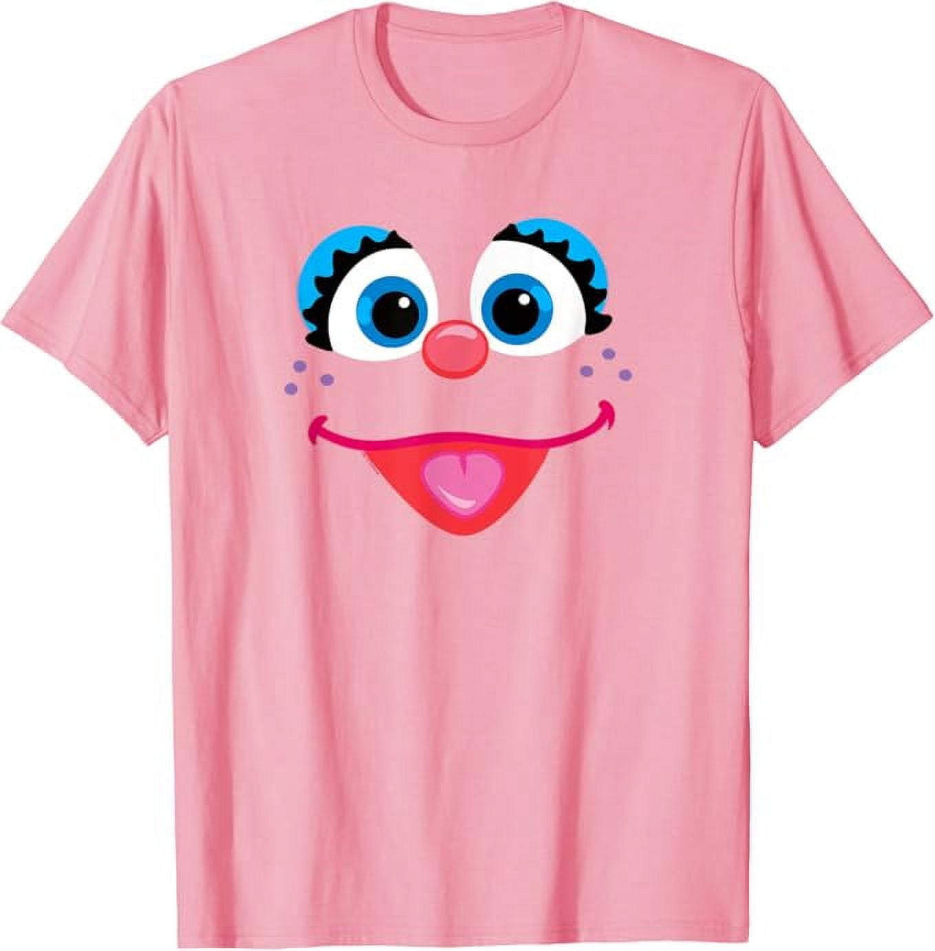 Abby Cadabby Face Youth T-Shirt - Pink, Small, 100% Cotton, Sesame Street Character