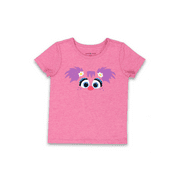 Sesame Street Abby Cadabby Face Toddler Baby Short Sleeve T-Shirt Tee SEG059SS