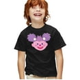 thumbnail image 1 of Sesame Street Abby Cadabby Kawaii Face Kids T Shirt for Youth Boys and Girls, Black, Large, 1 of 5