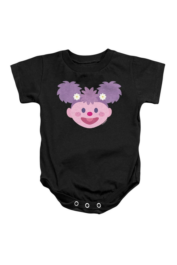 Abby Cadabby Kawaii Face Unisex Infant Snap Suit for Baby, Black, X-Large