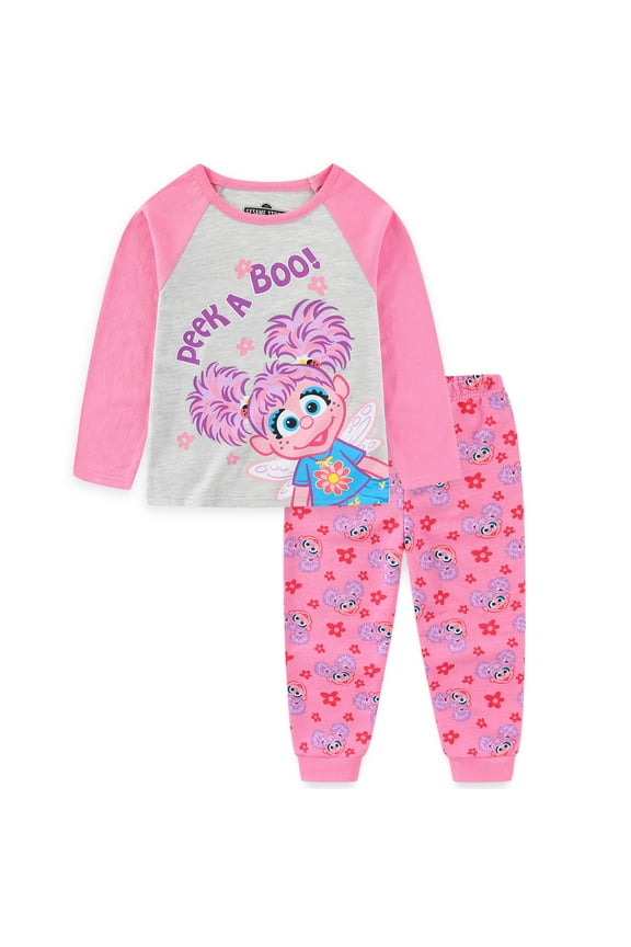 Abby Cadabby Long Sleeve Shirt and French Terry Pants Set (Girls), 2 Piece Set, Sizes 12M-4