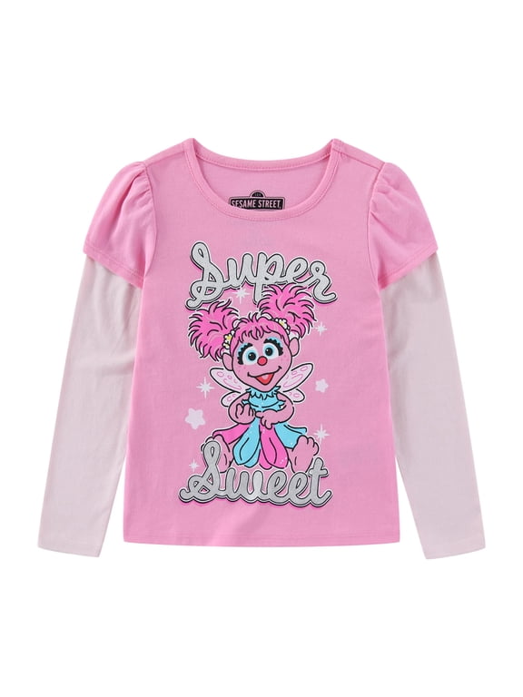 Abby Cadabby Long Sleeve Two-fer T-Shirt (Girls), Sizes 2T-5T