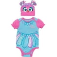 thumbnail image 1 of Sesame Street Abby Cadabby Newborn Baby Girls Costume Bodysuit and Hat Set Newborn, 1 of 5