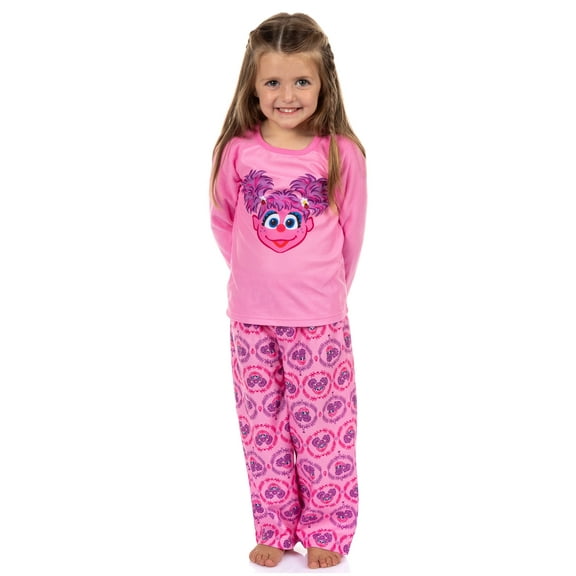 Sesame Street Abby Cadabby Pajamas Long Sleeve Pant Loungewear Sleep Set