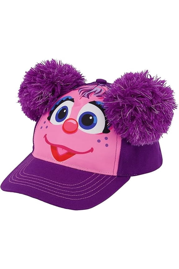 Girls Hat, Elmo, Abby Cadabby Adjustable Cap for Toddler Ages 2-4