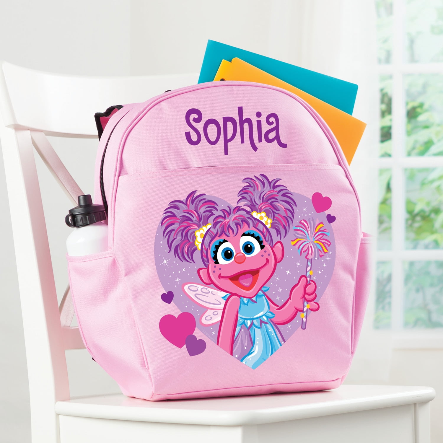Sesame Street Abby Cadabby Twinkle Pink Youth Backpack