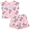 thumbnail image 1 of Sesame Street Abby Cadabby Waffle Knit T-Shirt and Shorts Outfit Set Newborn to Little Kid, 1 of 5