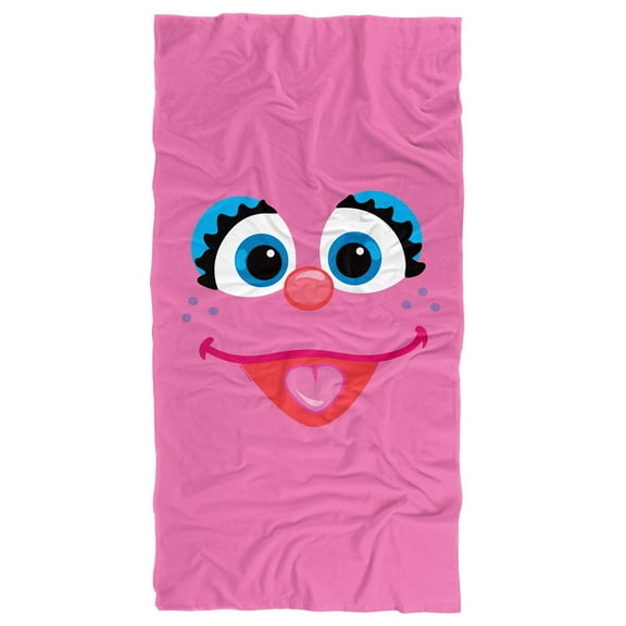 Sesame Street Abby Face Officially Licensed Beach Towel 30' X 60'