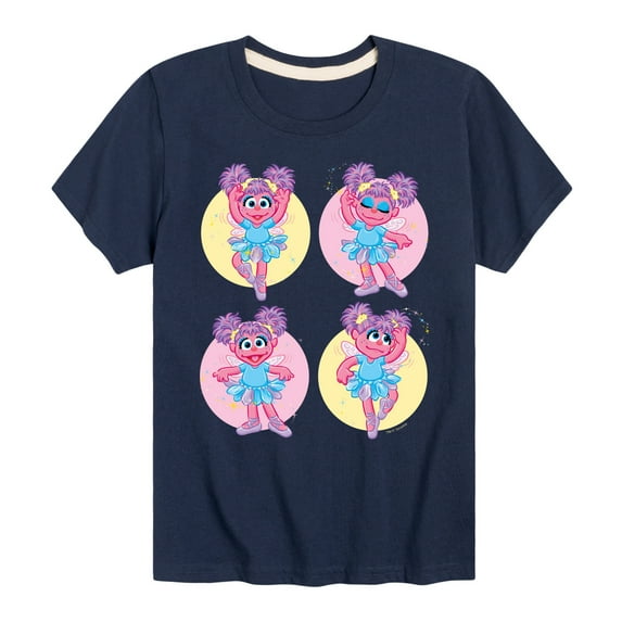 Sesame Street - Abby Grid - Toddler and Youth Short Sleeve Graphic T-Shirt