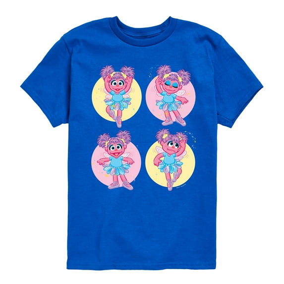 Sesame Street - Abby Grid - Toddler and Youth Short Sleeve Graphic T-Shirt