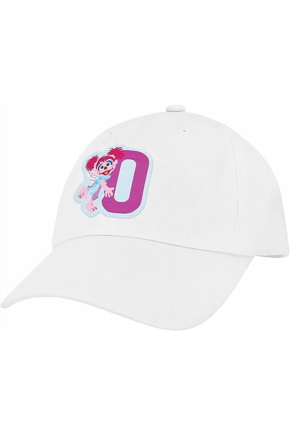 Sesame Street Abby Kids Toddler Cap With Initial, Toddler Boys Hat, Youth Girl Baseball Cap, Cute Toddler Baseball Cap