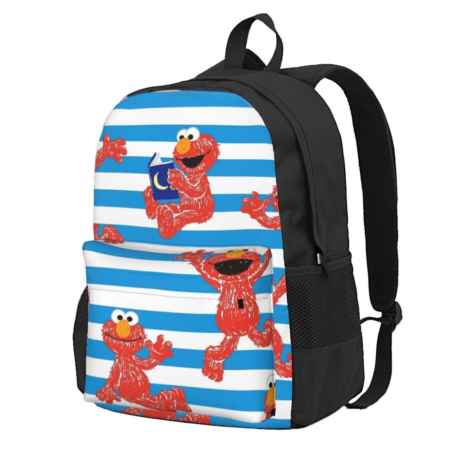 Sesame Street Adult Backpack Lightweight Backpack Large Capacity Schoolbag Unisex Rucksack Bag Bookbag