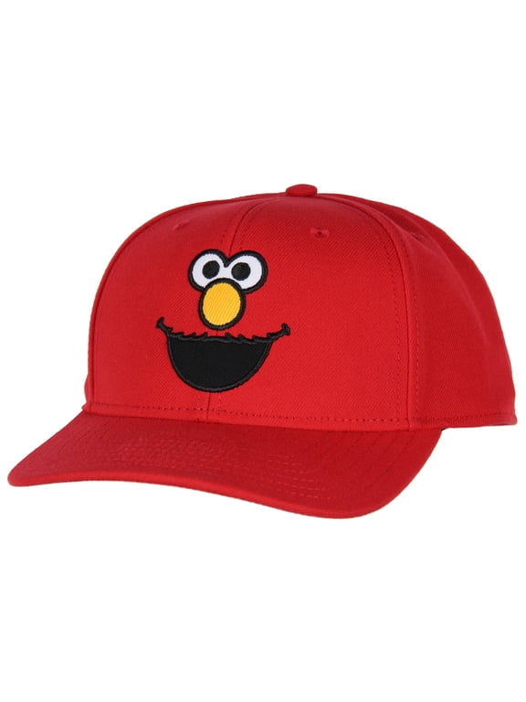 Adult Elmo Face Embroidered Design Snapback Baseball Cap Hat OSFM