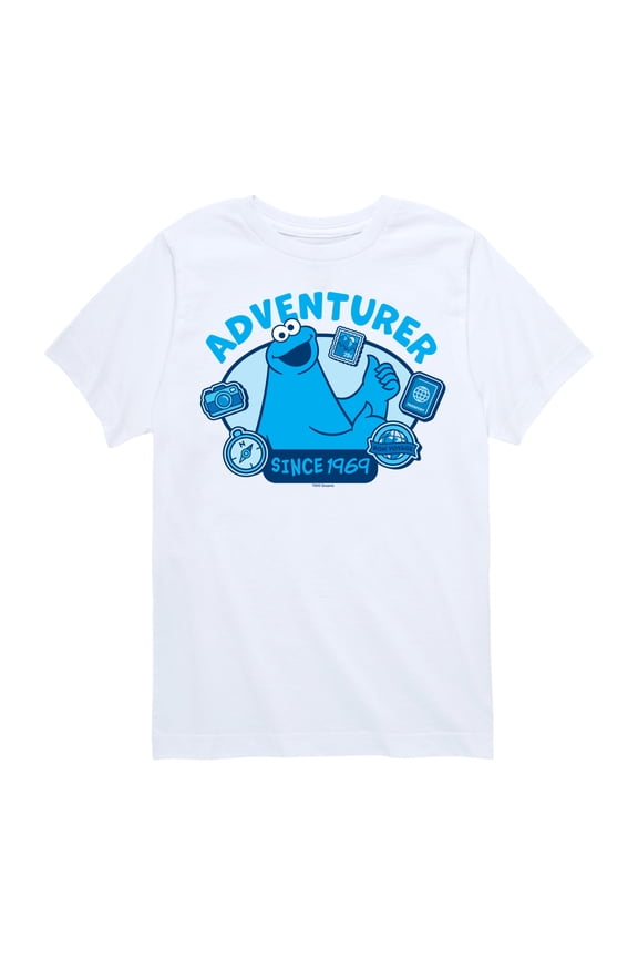 - Adventurer Cookie Monster Short Sleeve Graphic T-Shirt