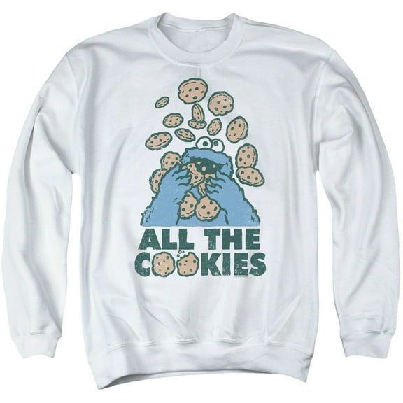 Sesame Street - All The Cookies - Crewneck Sweatshirt - XXX-Large