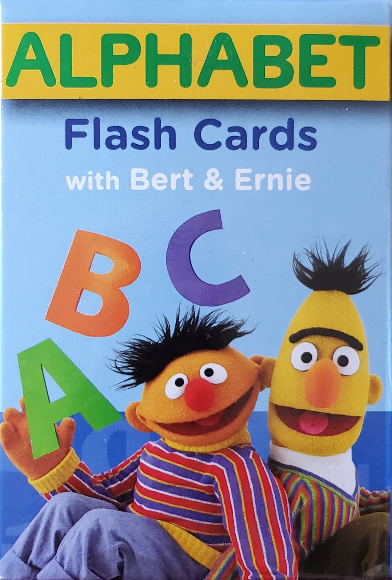 Sesame Street Alphabet Flash Cards with Bert & Ernie - 36 card pack ...