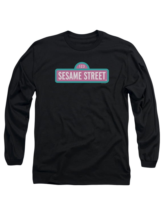 Sesame Street - Alt Logo - Long Sleeve Shirt - Large