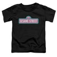 thumbnail image 1 of Trevco Sportswear SST103-TT-3 Sesame Street Alt Logo Toddler Short Sleeve T-Shirt, Black - Large 4T, 1 of 2