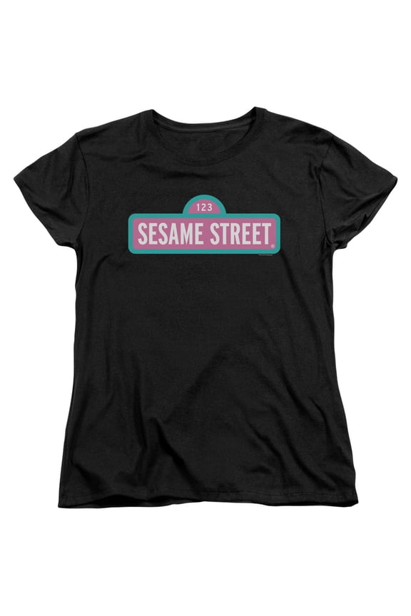 Sesame Street - Alt Logo - Women's Short Sleeve Shirt - Medium