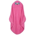 thumbnail image 1 of Sesame Street Baby Boys' Cotton Character Hooded Towel with Corner Pockets Pink Abby Cadabby, 1 of 5