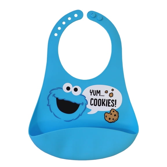 Sesame Street Baby Cookie Silicone Bib