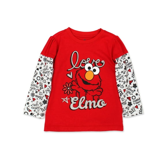 Sesame Street Baby Toddler Girls Long Sleeve T-Shirt 7SE5317