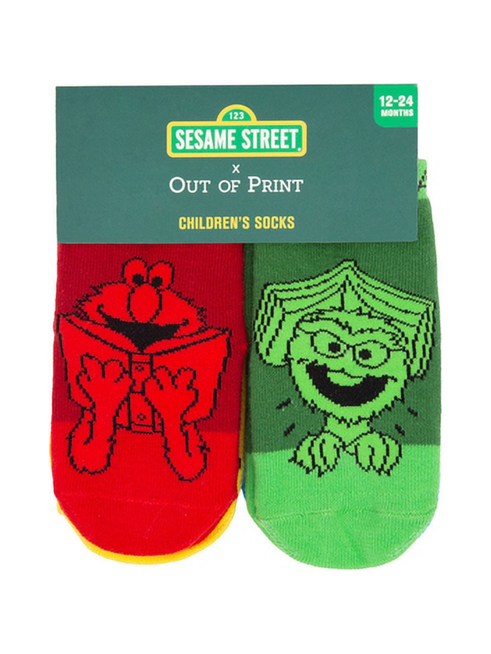 OUT OF PRINT Sesame Street Baby/Toddler Socks 4-Pack - 0-12 Months, (Other)