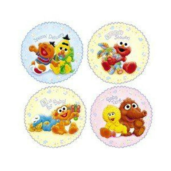Sesame Street Baby Wall Decor 4 Count