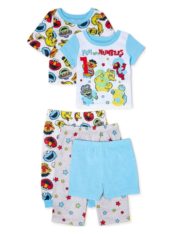 Baby and Toddler Pajamas, 5-Piece, Sizes 12M-5T