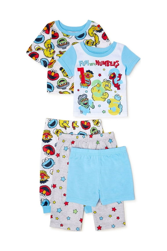 Baby and Toddler Pajamas, 5-Piece, Sizes 12M-5T