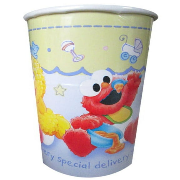 Sesame Street Beginnings 'B is for Baby' 9oz Paper Cups (8ct)