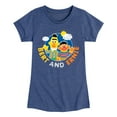 thumbnail image 1 of Sesame Street - Bert And Ernie - Girls Fitted Short Sleeve Graphic T-Shirt, 1 of 4