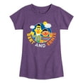 thumbnail image 1 of Sesame Street - Bert And Ernie - Toddler Girls Short Sleeve Graphic T-Shirt, 1 of 4