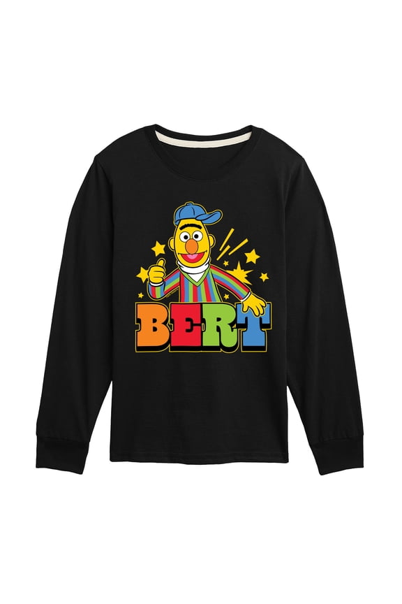 - Bert Backwards Cap - Toddler and Youth Long Sleeve T-Shirt