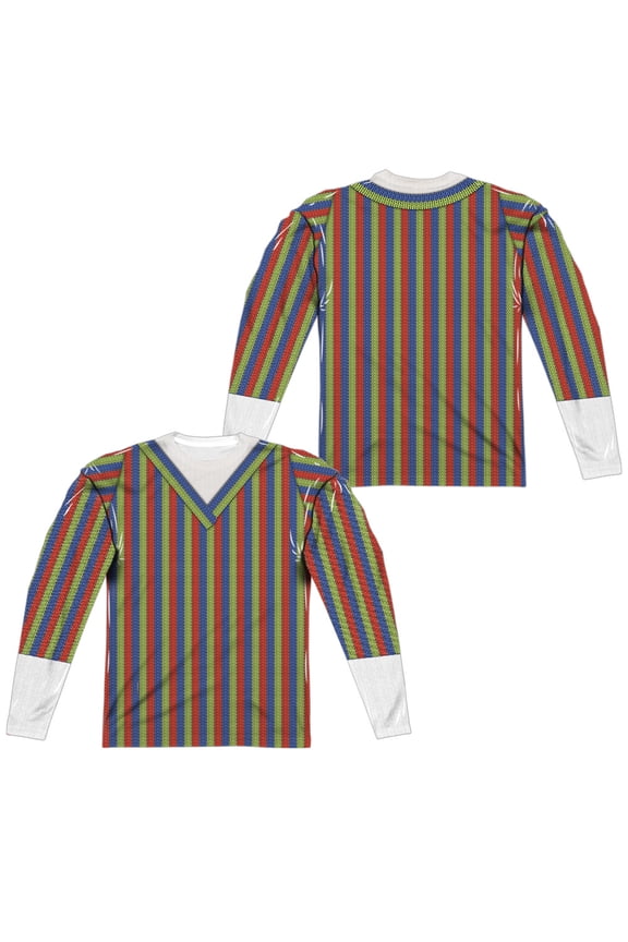 Sesame Street - Bert Costume (Front/Back Print) - Regular Fit Long Sleeve Shirt - XXX-Large