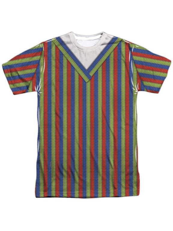 Sesame Street - Bert Costume - Short Sleeve Shirt - Small