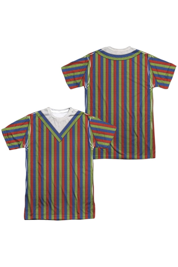 Bert Costume Unisex Adult Sublimated Costume T Shirt (Front/Back), 3X-Large