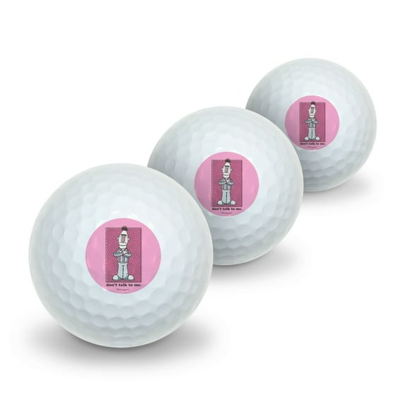Sesame Street Bert Don't Talk to Me Novelty Golf Balls 3 Pack