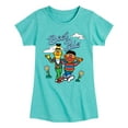 thumbnail image 1 of Sesame Street - Bert Ernie Best Pals - Girls Fitted Short Sleeve Graphic T-Shirt, 1 of 4