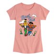 thumbnail image 1 of Sesame Street - Bert Ernie Best Pals - Girls Fitted Short Sleeve Graphic T-Shirt, 1 of 4