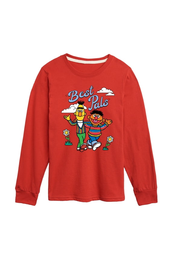 - Bert Ernie Best Pals - Toddler and Youth Long Sleeve T-Shirt